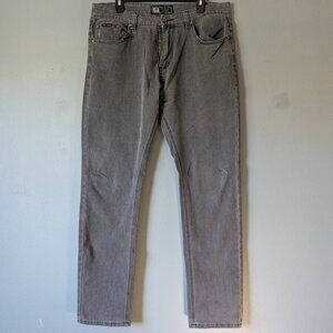 TOLL Men's Jeans Gray 34 x 32 (slightly longer)